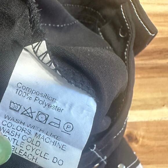 Romwe Gothic Black Skull Cargo Pants – Size M, Streetwear Vibe - Picture 7 of 7